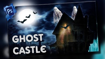 ghost castle | ghost house photo shop  manipulation  | my media works