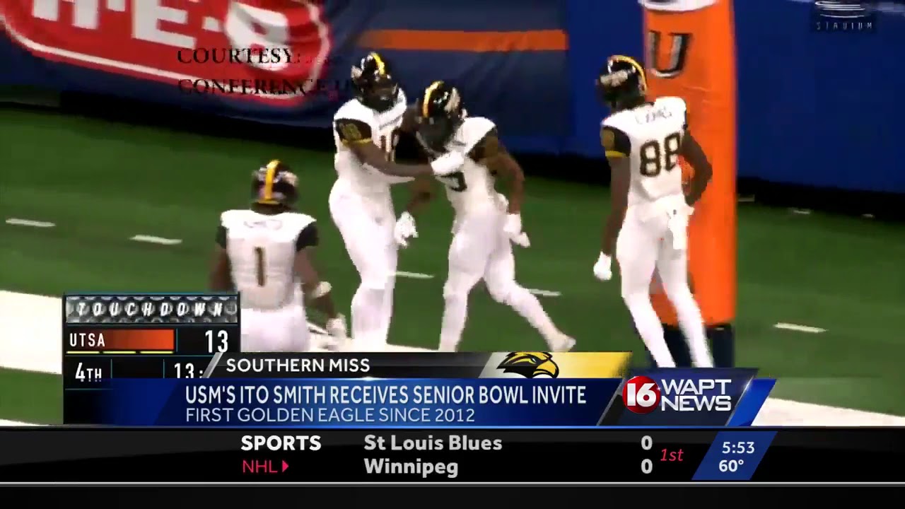 USM's Ito Smith receives Reese's Senior Bowl invite
