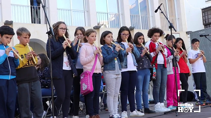 Así sonó la Banda Joven del Conservatorio y un grupo de escolares en el Himno a la Alegría