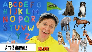a to z animals alphabet wild animals dream english kids