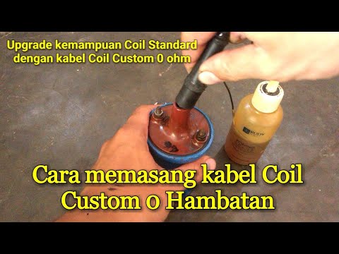 Cara mengatasi koil yang bocor .yg membuat tarikan mesin menjadi berat. dan ini hanya bersifat semen. 