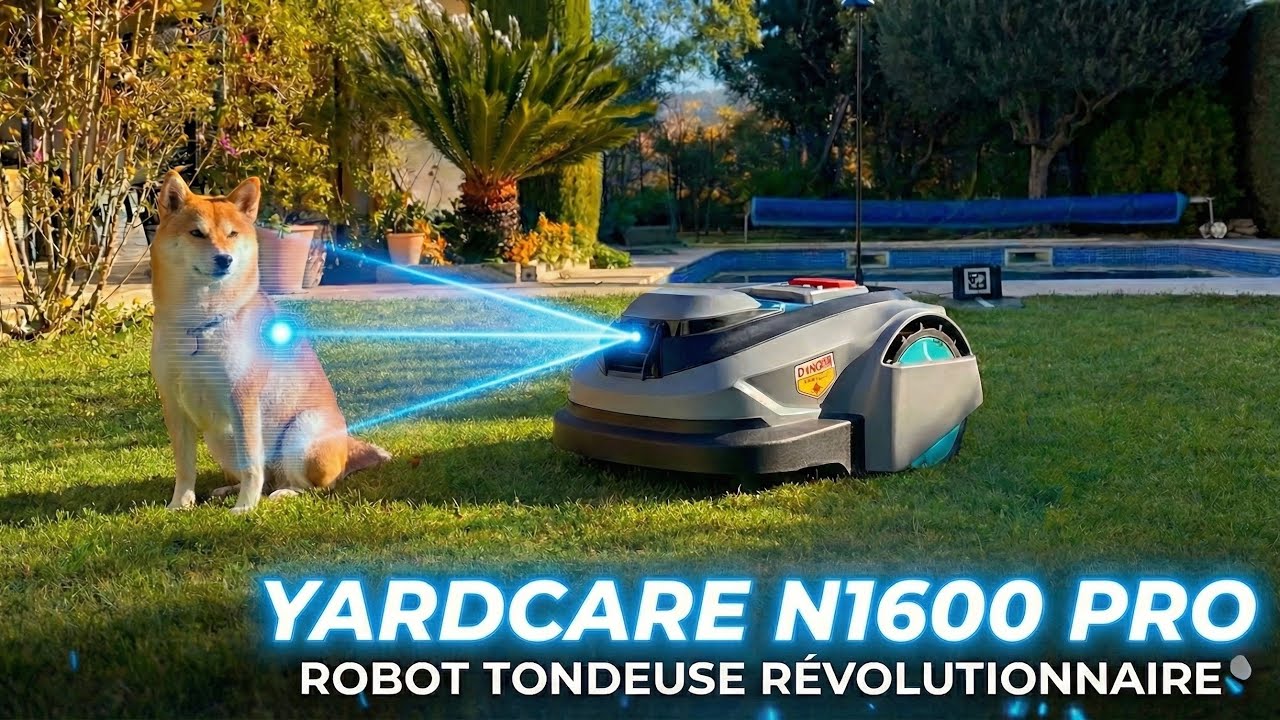 CE ROBOT TONDEUSE EST FOU ! YARDCARE N1600 PRO ✔️