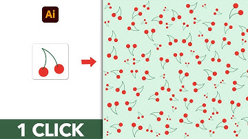 Make A Pattern In One Click  | Adobe Illustrator Tutorial