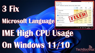 Title: How to Fix Microsoft Language IME High CPU Usage on Windows 11/10 [Tutorial]