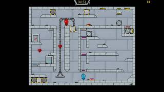 Fireboy And Watergirl 3: The Ice Temple Level 4 Full Gameplay 