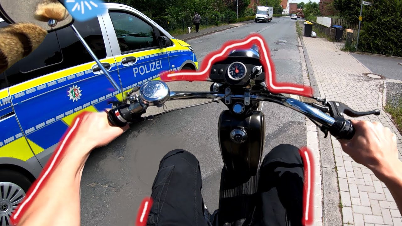 Summerfeeling with the moped [4K] ☀️