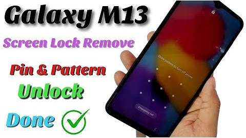 Galaxy M13 Factory Reset // Screen Lock Reset / Forget Pin & Pattern unlock, No Pc