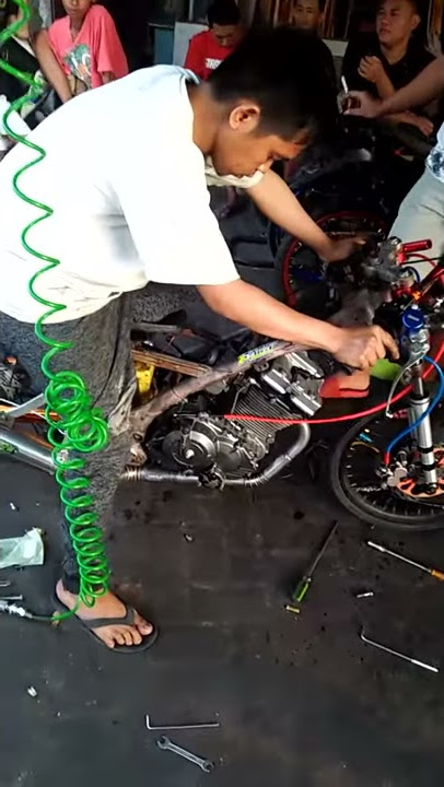 Test satria fu 200cc tune up