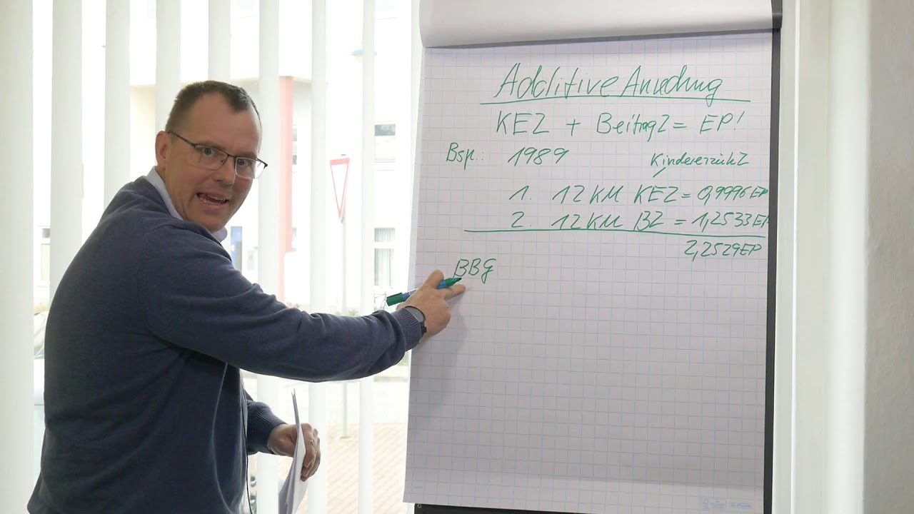 Update Kindererziehungszeiten kürzen Mütterrente Teil 2 - Die additive Anrechnung -