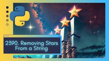 LeetCode 2390. Removing Stars From a String Problem Solved LIVE with Python and Stack