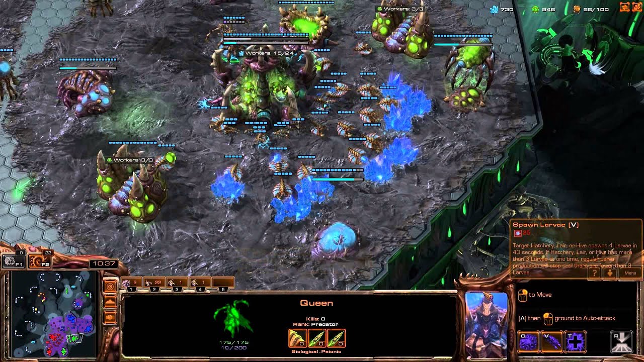 ZZZvTTT - 3v3 - SCII - BANELINGS AND SWARM HOST AND AWESOME!!!