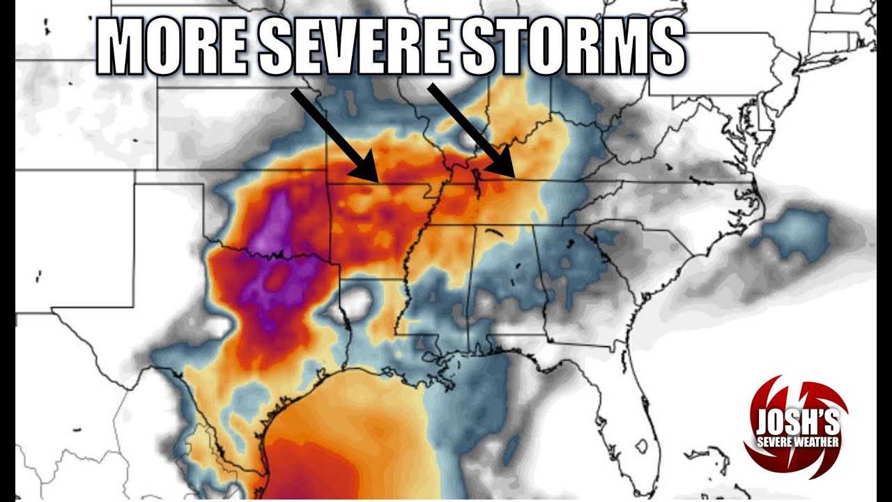 More Severe Storms Today and Tonight - Flooding Also Expected - YouTube