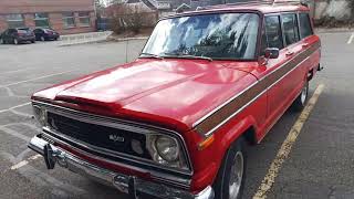 Firecracker! 1977 Jeep Wagoneer Survivor