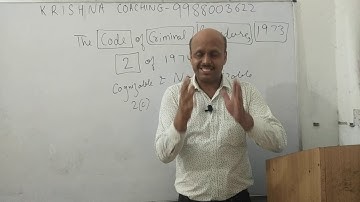 Criminal Procedure Code CRPC Introduction Lecture 1