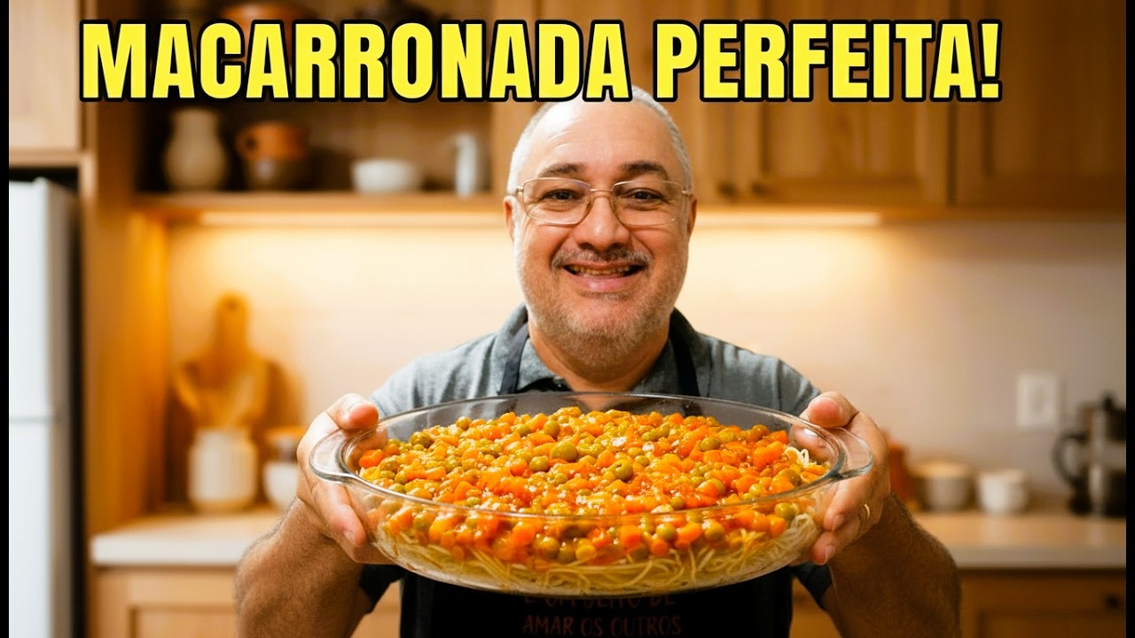MACARRONADA COM LEGUMES SIMPLES E DELICIOSA | Receita Fácil e Econômica Para o Almoço