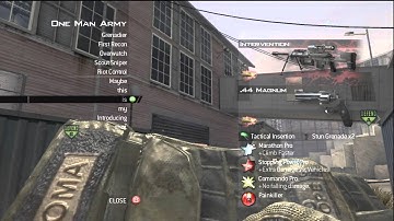 MW2: INSANE RANDOM THROWING KNIFE KILLCAM