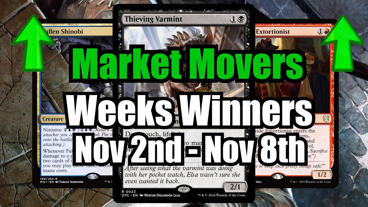 MTG — лучшие игроки недели! 2–8 ноября | Avatar & Secret Lair поднимает карты! Воровка-разбойник!