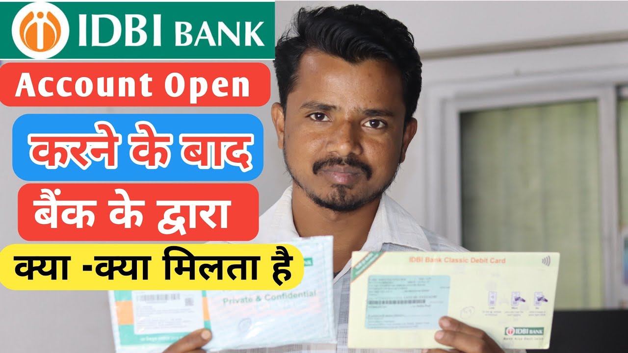 IDBI bank welcome kit unboxing-idbi bank instant account | idbi bank ...