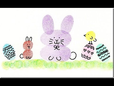 Веселые отпечатки пальчиков!