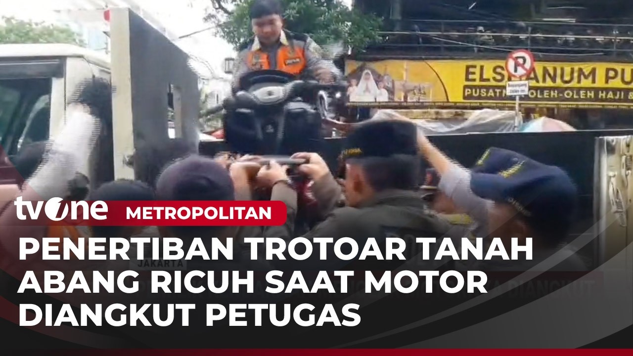 Pemilik Motor Ngamuk saat Terjaring Razia Parkir Liar di Tanah Abang | Metropolitan