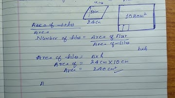 Class 8 - Exercise 11.1 - Q 4 | A flooring tiles has the shape of a parallelogram