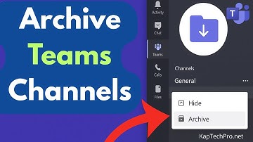 Hoe je een Teams-kanaal archiveert || Microsoft Teams