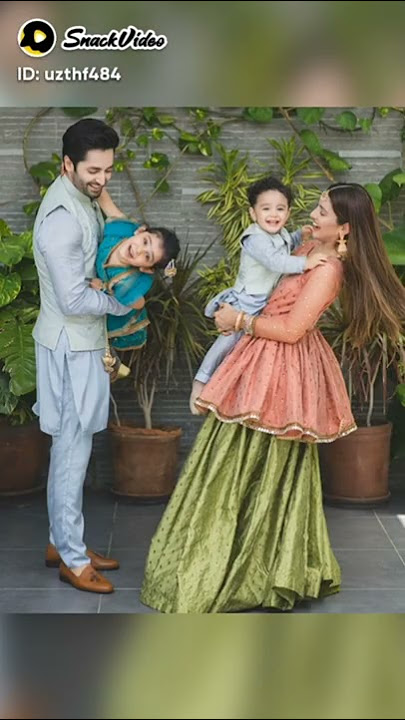 Ayeza Khan and Danish taimoor with Children's new latest Tik Tok video 😍😍