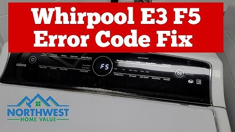 Whirpool Cabrio E3 F5 Error Code Fix for Cheap - Replace the Latch Yourself