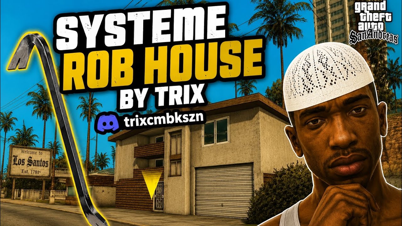 Systeme Rob House [SAMP] 🫯 - سيستام سرقة المنزل 🔫 - YouTube