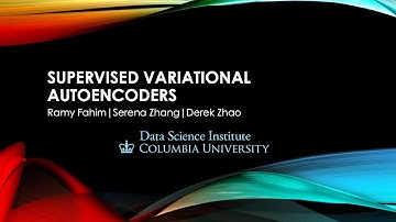 Supervised Variational Autoencoders