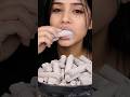 “Those crunchy sounds are oddly satisfying 🤍🎧”#ASMR #Mukbang #CrunchyASMR #Satisfying #MukbangASMR