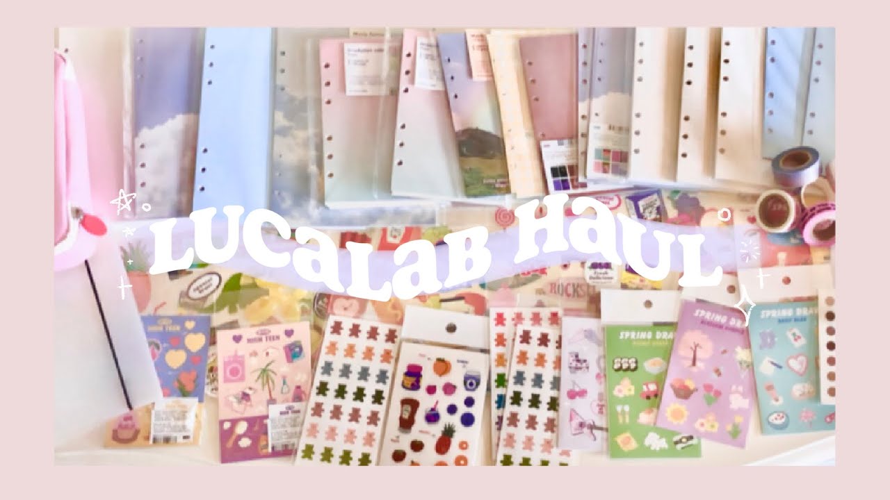 huge lucalab haul // korean stationery 🦋
