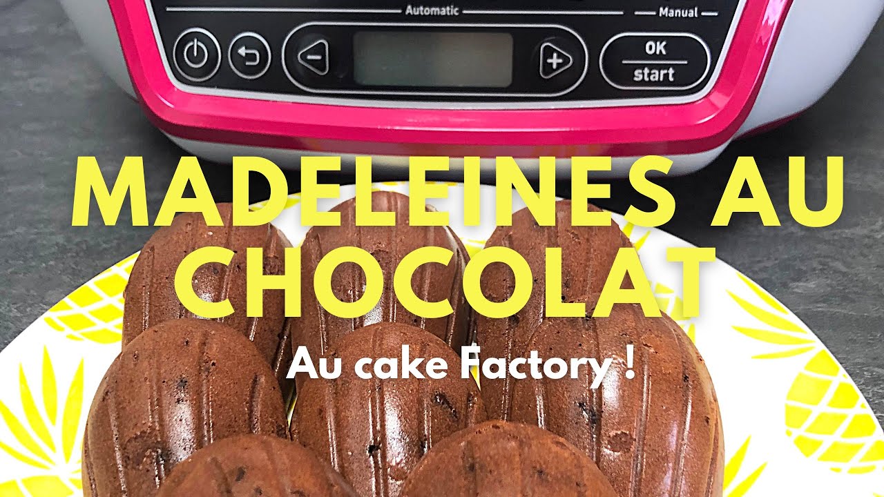 Madeleine marbré au chocolat - Recette Cake Factory