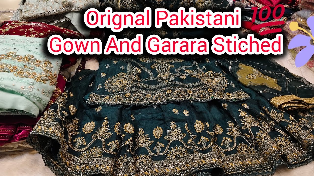 Garara And Gown Ka New Collection| Orignal Pakistani Garara With Price❤️