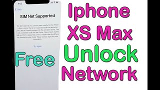 iPhone XS Max,Network Unlock 2021 Free all Models iPhone Any Country Sim/Carrier Unlock​ Done100%