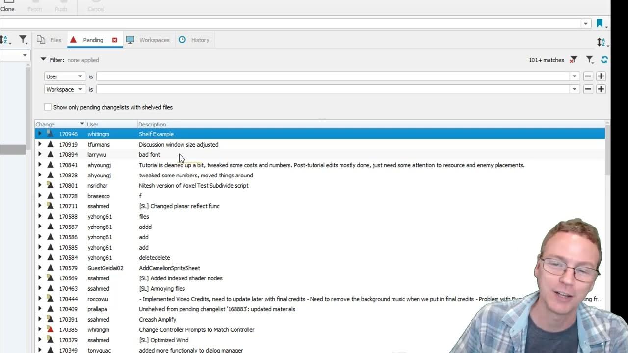 DevVlog 13 Perforce Shelf for Code Review YouTube