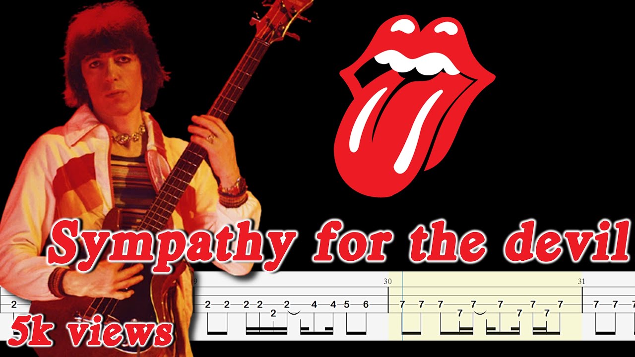 The Rolling Stones Moonlight Mile Official Bass Tabs By Bill Wyman Youtube