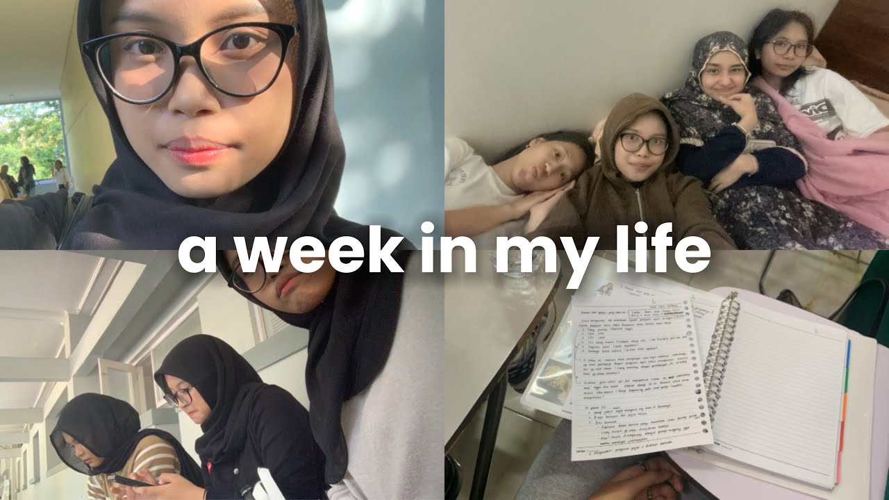a week in my life | playhouse & college life