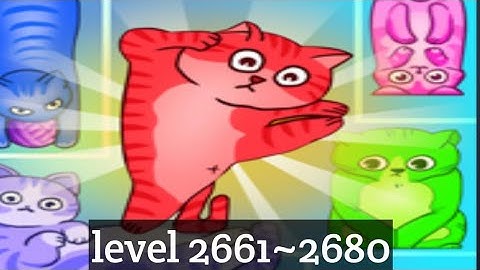 Puzzle Cats - level 2661~2680  Solve 