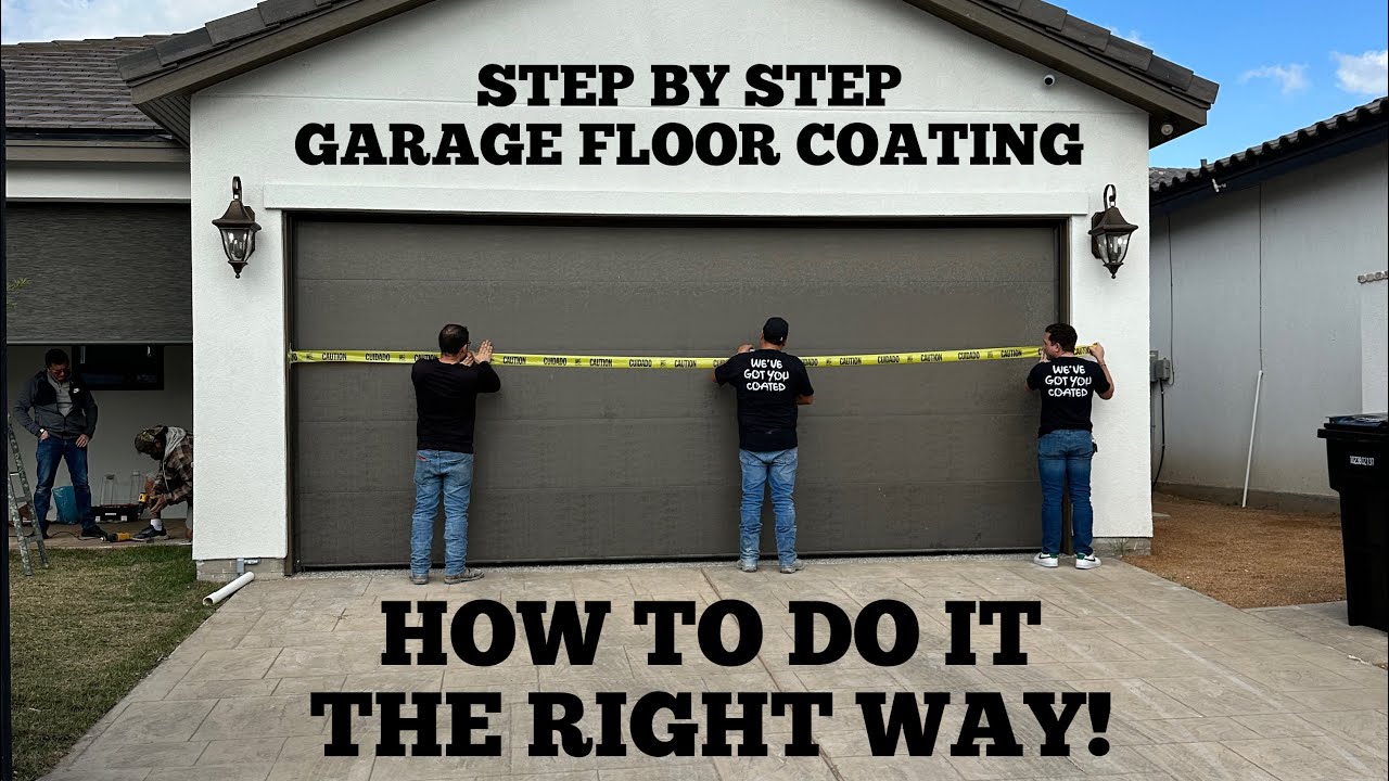 HOW TO EASILY INSTALL A GARAGE FLOOR COATING