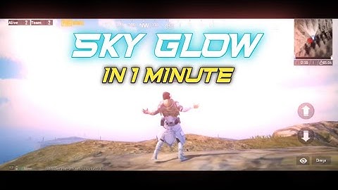 Sky glow effect in 1 minute😯🥳