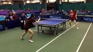 2013 National College Table Tennis Championships - Cornell Women's Team Highlights