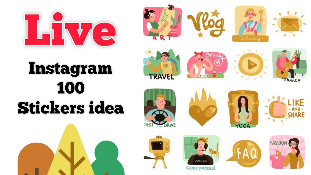 100 Instagram Sticker Ideas to Make Your Stories Pop! | Creative Tips ...