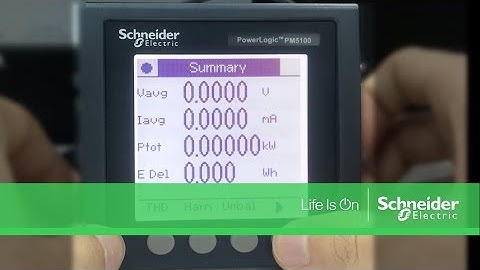 Global Resets - Digital Power Meter PM5100 | Schneider Electric