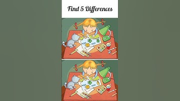 Spot 5 differences #mindgames