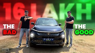 Tata Curvv Creative+ S Petrol Review | 16 Lakh में Top Model वाले Features?