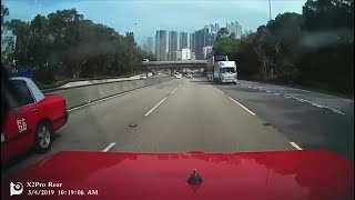 Citybus double-decker crashes into truck in Hong Kong