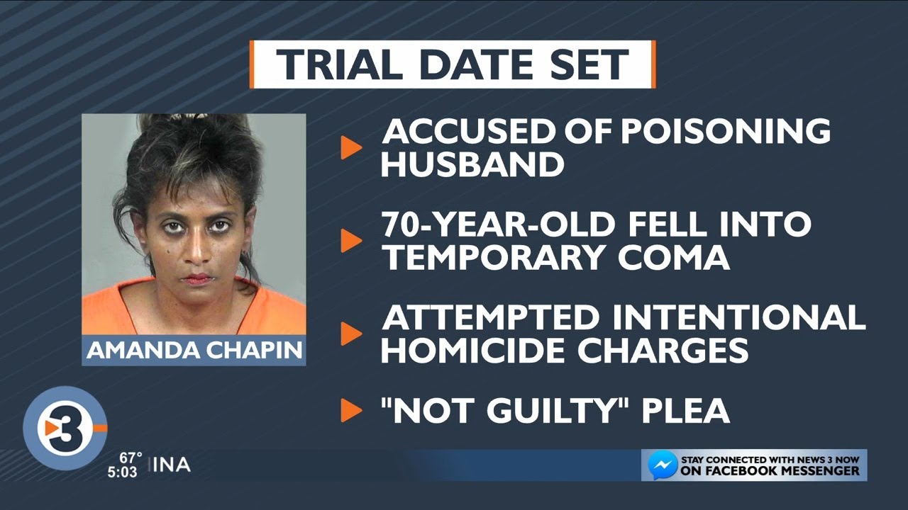 Trial dates set for Monroe woman accused of poisoning husband - YouTube