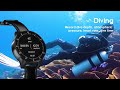 Lokmat appllp pro android ip68 waterproof wifi smartwatch fitness tracker heart rate monito 4g 64gb