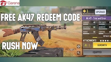 FREE EPIC AK47 TRIAL AND ERROR REDEEM CODE WEAPON SEASON 1 NEW ORDER CALL OF DUTY MOBILE CODM GARENA